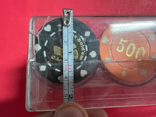 Juego De Fichas De Poker Marca Big Bola (Usado)