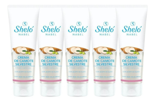 5 Pack Crema De Camote Silvestre Shelo