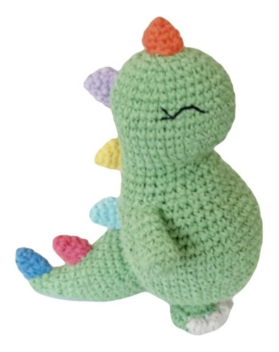 Dinosaurio Peluche Muñeco Tejido Algodón Crochet 