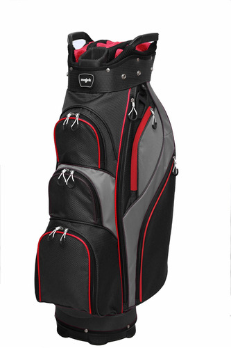 Majek Premium  Bolsa De Golf Hombre  Color Negro  Rojo ...