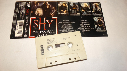 Shy - Excess All Areas (rca Tnt Tony Miles) (tape:ex Letras 