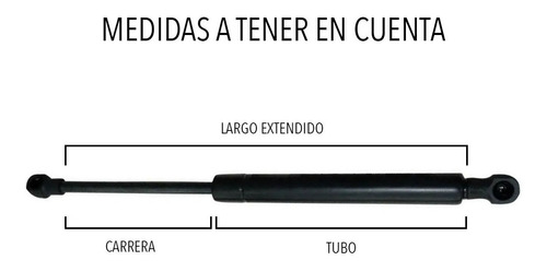 Imagen 2 de 4 de Kit 2 Amortiguador Porton P/ Toyota Fielder