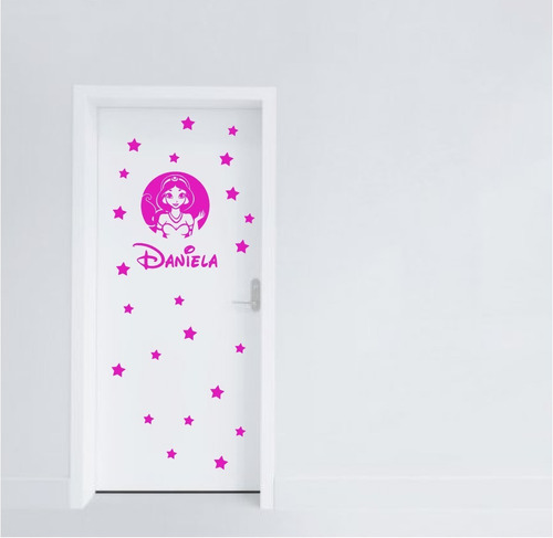 Vinilo Decorativo  Personalizado  Infantil Niñas Princesa