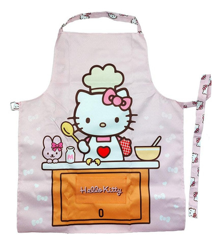 Delantal De Cocina Hello Kitty Cat Gatito Gato Sanrio Anime