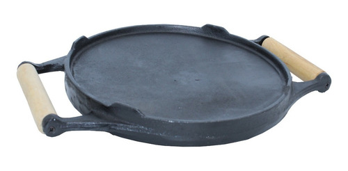 Chapa Bifeteira Dupla Lisa E Ondulada Ferro Fundido Grill