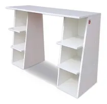 Comprar Mesa Home Office Escritorio Pc Notebook Computacion Color Blanco