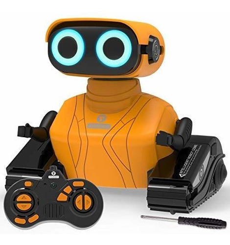 Robot De Control Remoto Con Ojos Led Y Brazos Flexibles, Bai