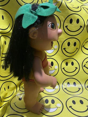 Lilo De Lilo Stich Muñeca Año 2001 Hasbro 28 Cm No Funciona (Usado)