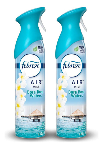 Eliminador De Olores Febreze Bora Bora 250ml Pack X2