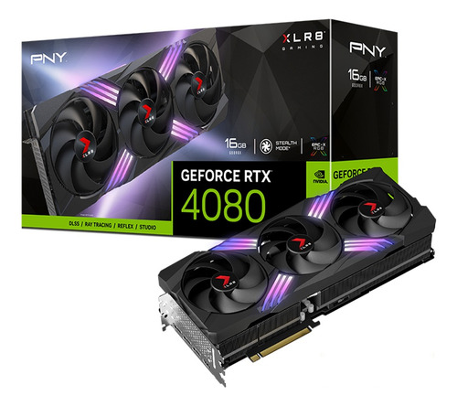 Placa De Video Pny Nvidia Geforce Rtx 4080 Gaming Verto Vnx