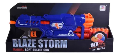 Pistola Rifle Lanza Dardos X10 Blaze Storm 3646