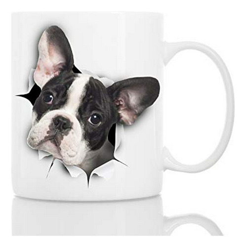 Taza De Café De Bulldog Francés - Taza De Cerámica Divertida