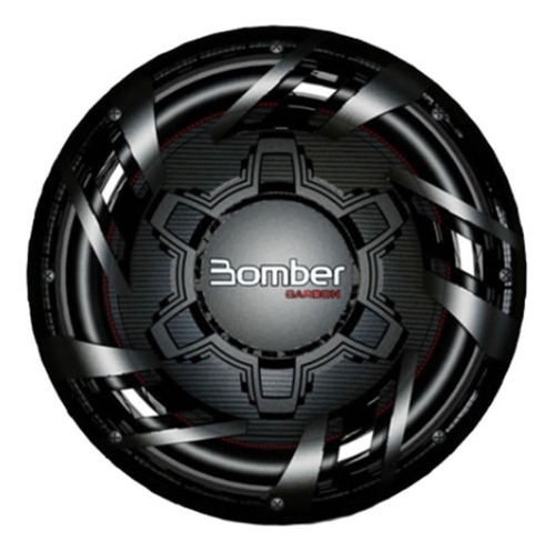 Alto Falante Subwoofer Bomber Carbon 12 Polegadas 250w Rms