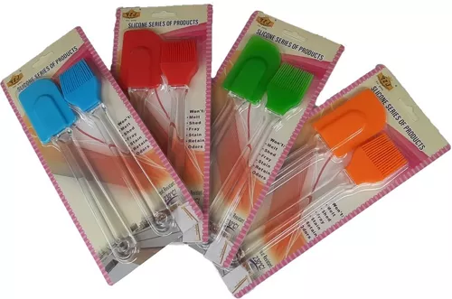 Set de pala miserable y brocha de silicón para cocina, variedad de colores  / mt190 – Joinet