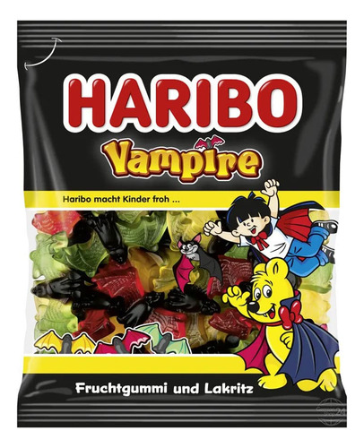 Haribo Vampire Fruchtgummie Und Lakritz (fruidad Y Regaliz) 