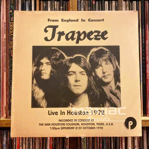 Trapeze Live In Houston 1972 Edicion 2 Vinilos