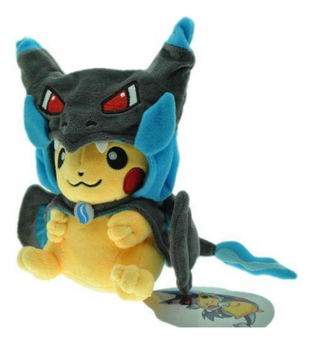 Peluche Pokémon Mega Charizard para cosplay de Pikachu