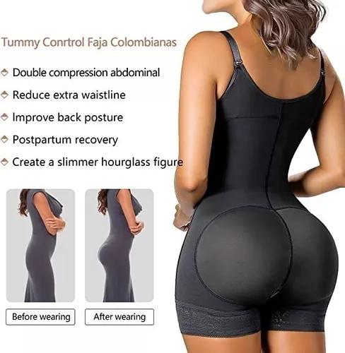 Fajas Colombiana Tummy Control Shorts para Mulheres, Cinto De