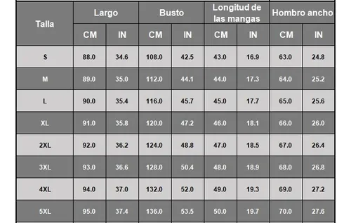 Talla w34 l34 equivalencia sale