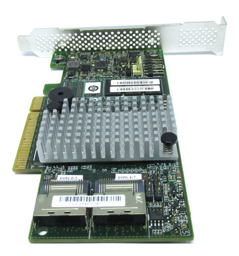 Placa Controladora Raid 0/1/10 512mb Servidor 9267-8i + Cabo