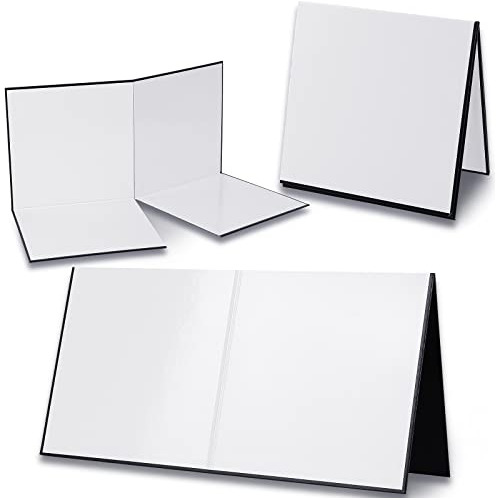 4 Piezas Plegable Juego De Mesa En Blanco, Hacer Su 8cjyq