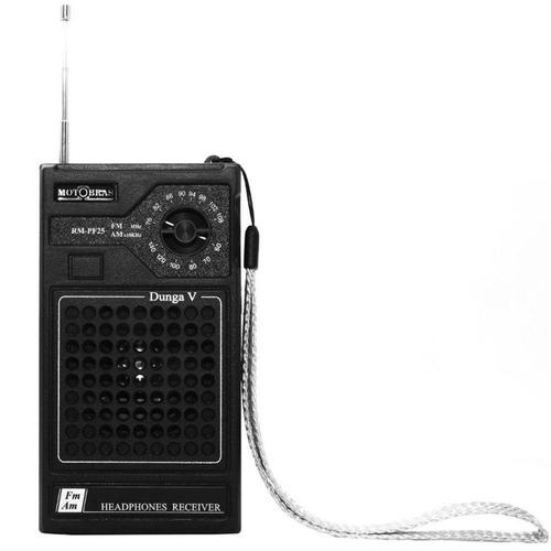 Rádio Motobrás Rm-pf25 2 Faixas Am Fm