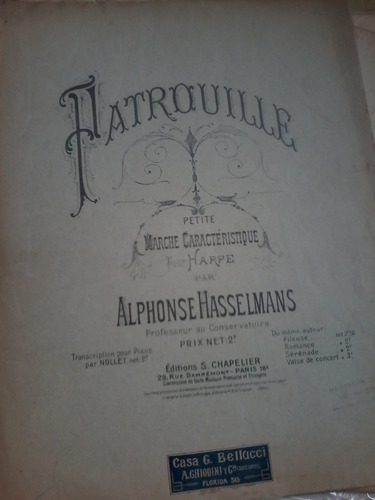 Alphonse Hasselmans, Patrouille Para Arpa