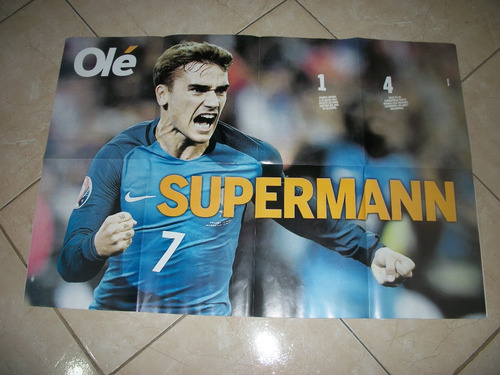 Revi Poster - Messi - Iniesta - Griezman - Neymar - Ronaldo (Usado)
