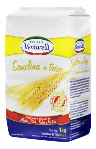 Semolina De Trigo Famiglia Venturelli 1 Kilo