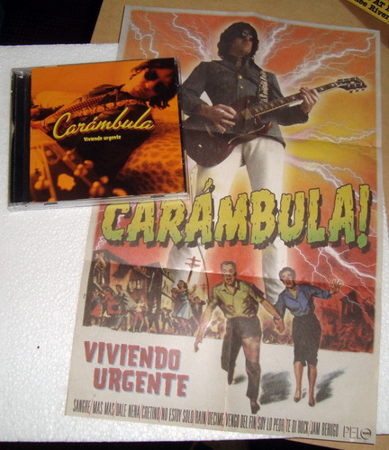 Gabriel Carambula Viviendo Urgente Cd Argentino Poster Kkt