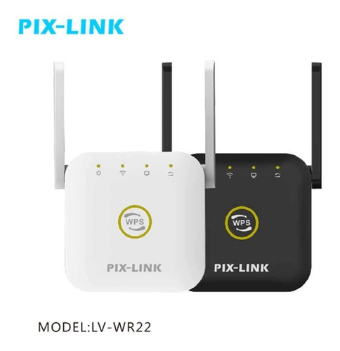 Repetidor Wifi Inalámbrico Pixlink Wr22, 300mbps, Amplificad