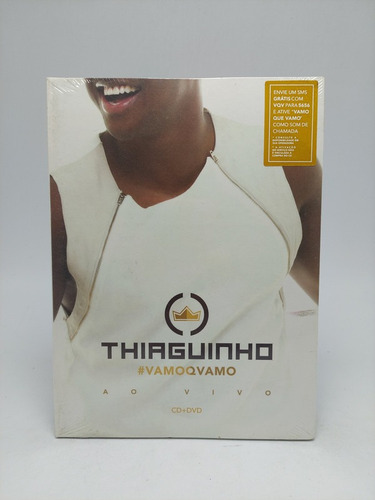 Dvd+cd Thiaguinho, # Vamoqvamo Ao Vivo - Original Lacrado
