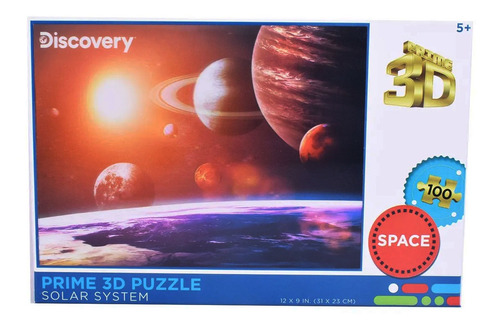 Puzzle Rompecabezas 100 Pzs Prime 3d Sistema Solar Discovery