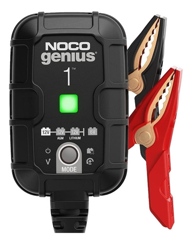 Noco Genius 1 Cargador De Bateria Litio Carro Moto 1a 6v/12v