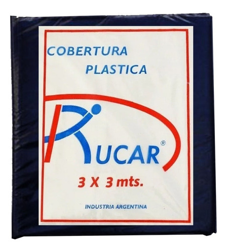 Cobertor Plastico Multiuso Negro 3x3 Mts Rucar Pintumm