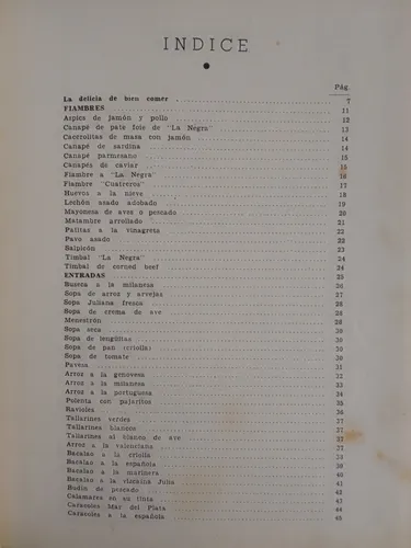 Libro De Cocina Cia. Sansinea Soc.anónima (Usado)