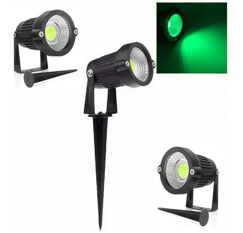 Espeto Led 7w Jardim A Prova D'água Diversas Cores Alto Bril