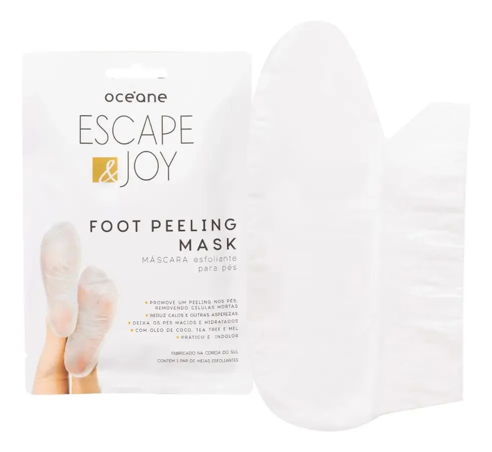 Máscara Esfoliante Pés Foot Peeling Mask 1 Par Océane