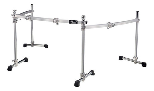 Rack De Batería Icon Con 3 Lados Curvos Dr-513c Pearl Color Plateado