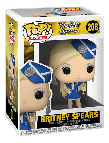 Funko Pop Rocks Britney Spears Britney Spears Stewardess 208
