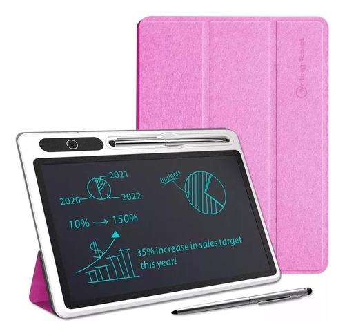 Tableta De Escritura Lcd De 10,1 Con Funda Protectora