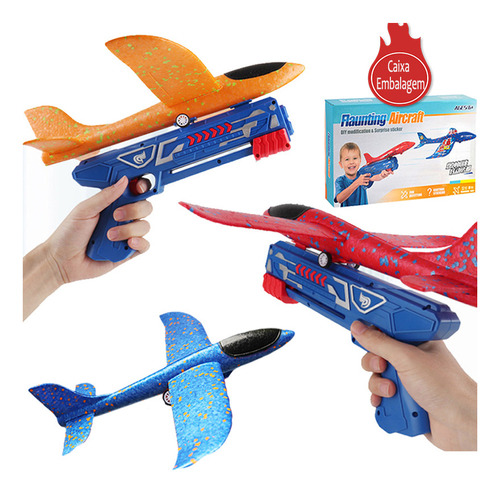 Lanzador De Aviones Con Catapulta, Avión De Juguete Infantil