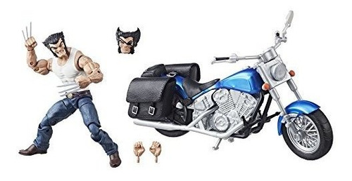 Serie Marvel Legends Wolverine De 6 Pulgadas Y Motocicleta