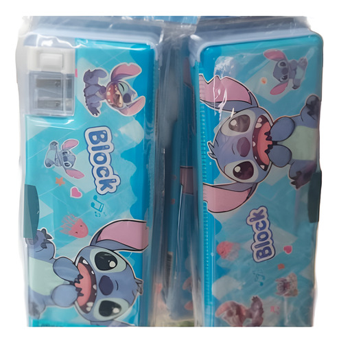 Lapicera Con Figura Stitch Azul Acero Lapicera Stitch