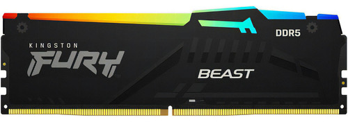 Memoria Ram Kingston Fury Beast Ddr5 8gb 4800mhz Rgb