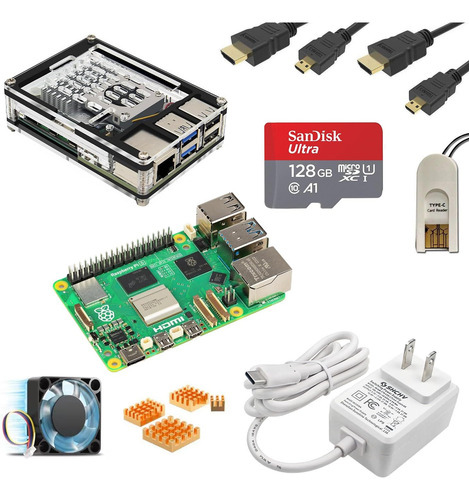 Kit De Inicio Marskit Raspberry Pi 5 Ultimate: 128 Gb Pi 5 (