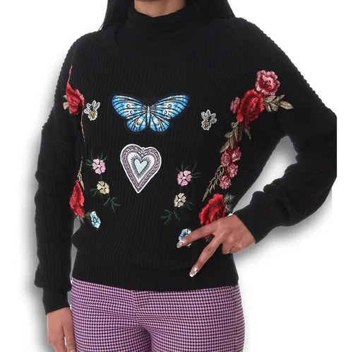 Sueter bordado mujer sale
