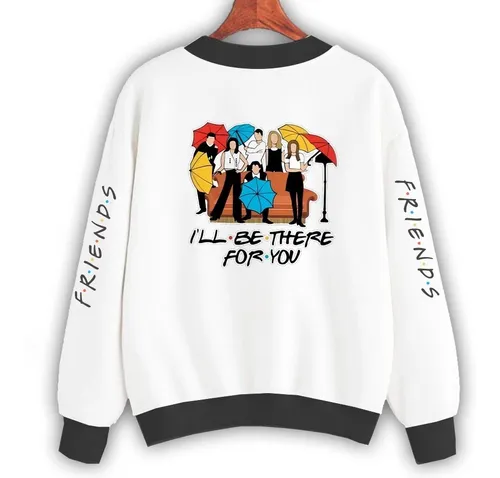 Sudadera blanca friends sale