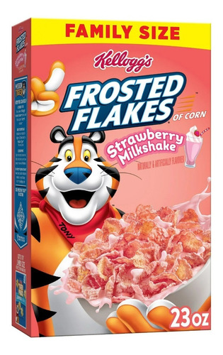 Cereal Frosted Flakes Strawberry Milkshake 652g Importado