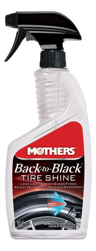 Mothers Back To Black Abrillantador De Llantas En Spray Color Transparente